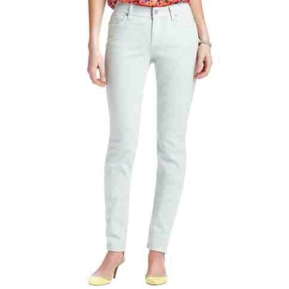 Loft Curvy Skinny Jeans Mint Size 10